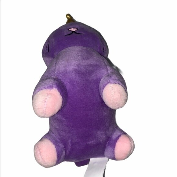 Snug a Babies purple small cat unicorn plush - Picture 3 of 4